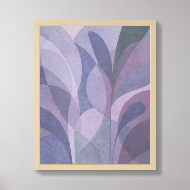 Lavender Winds Carry My Soul Framed Art (Framed Front)