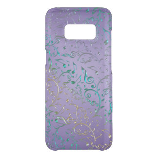 Lavender with Sparkling Music Notes Galaxy S8 Case