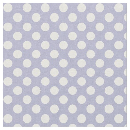 Lavender with White Polka Dot Fabric
