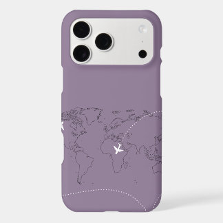 Lavender World Map iPhone 11 Pro Case 