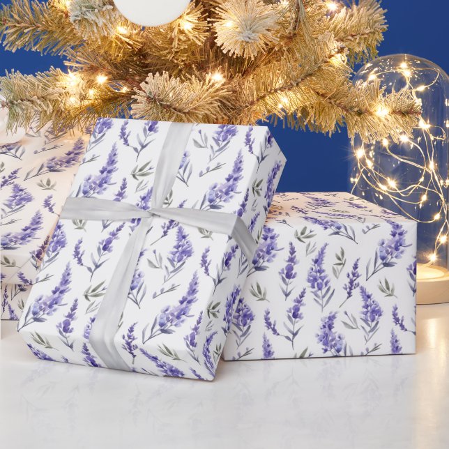 Lavender Wrapping Paper Lavender Flower (Holidays)