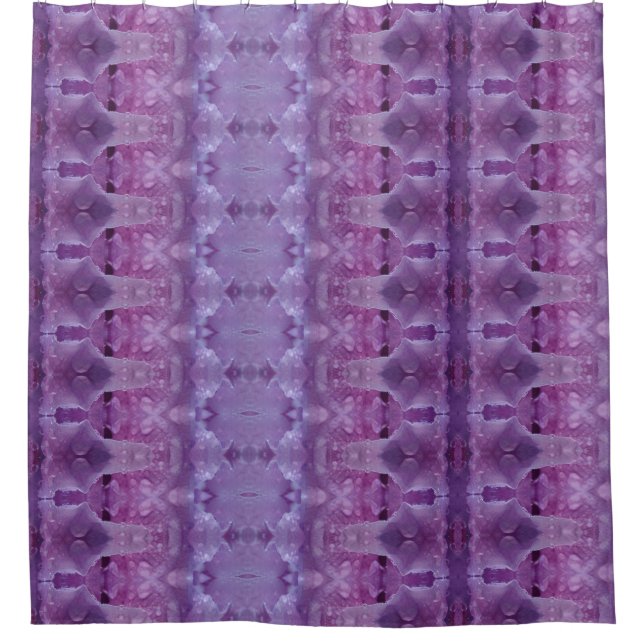Lavenders Ikat 12 Shower Curtain (Front)