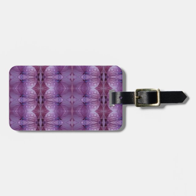 Lavenders Pouf  Luggage Tag (Front Horizontal)