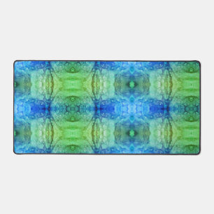 Lavenders X GL Ikat 3  Desk Mat