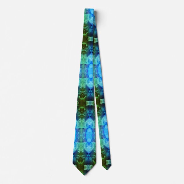 Lavenders X GL Ikat Zen  Neck Tie (Front)