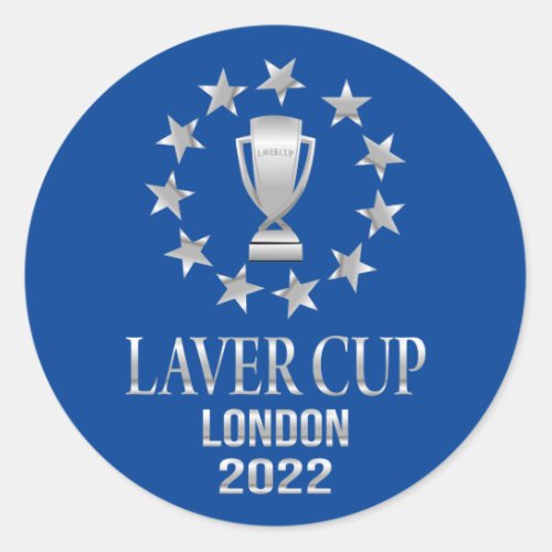 Laver Cup London 2022        Classic Round Sticker