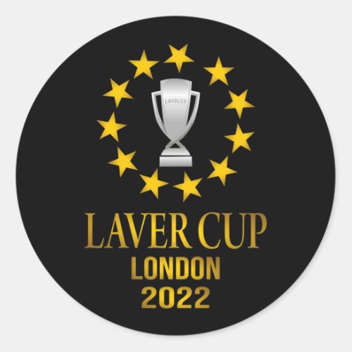 Laver Cup London 2022       Classic Round Sticker