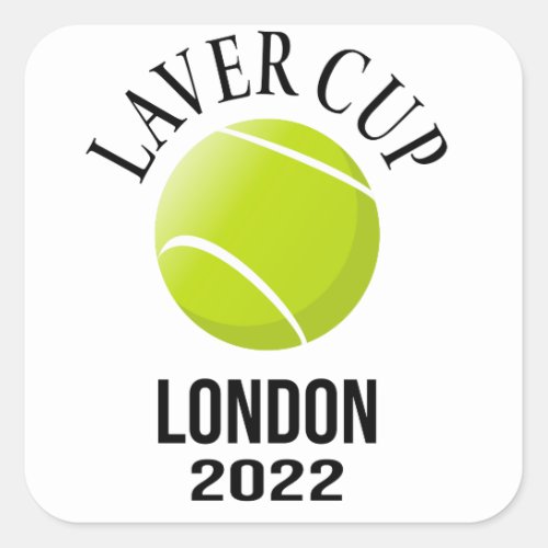 Laver Cup London 2022  Square Sticker