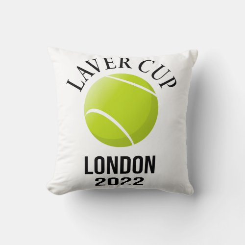 Laver Cup London 2022  Throw Pillow