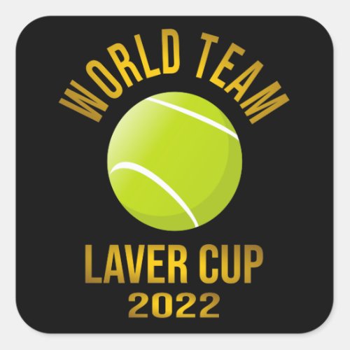 Laver Cup London     Square Sticker
