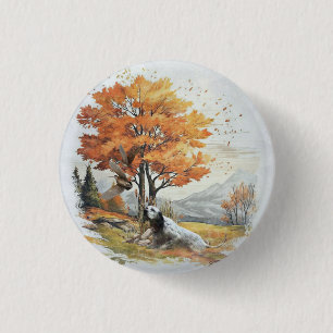 "Laverack" The English Setter hunting Button