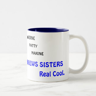 LAVERNE, PATTY, MAXINE, THE ANDREWS SISTERS, No... Two-Tone Coffee Mug