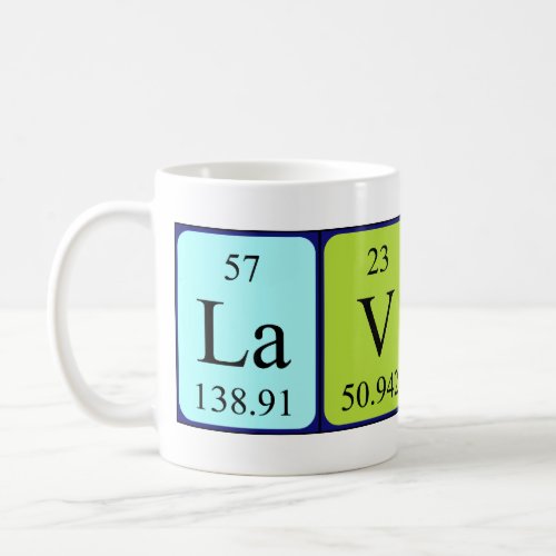 Laverne periodic table name mug