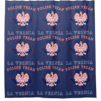 LaVernia Polish Texan Shower Curtain