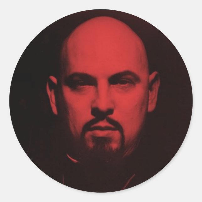lavey1 classic round sticker (Front)