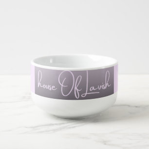 Lavish Dinner Bowl Lilac Noir Ceramic Soup Bowl