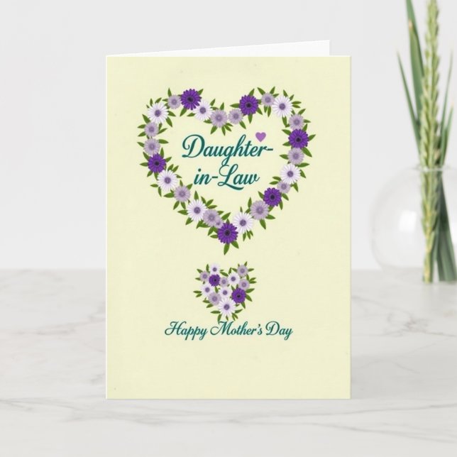 Lavish Lavender Mothers Day Card (Front)
