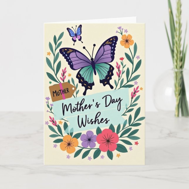 Lavish Mothers Day Blossom Card (Front)