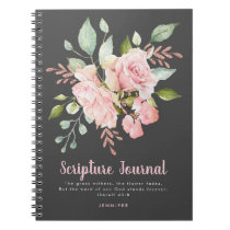 Lavish Pink Roses Personalized Scripture Journal Lavish Pink Roses Personalized Scripture Journal