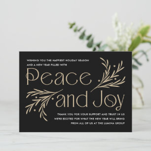 Lavish Soirée Editable Color Holiday Card