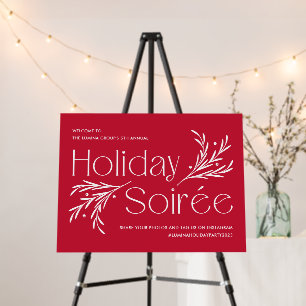 Lavish Soirée EDITABLE COLOR Holiday Party Decor F Foam Board