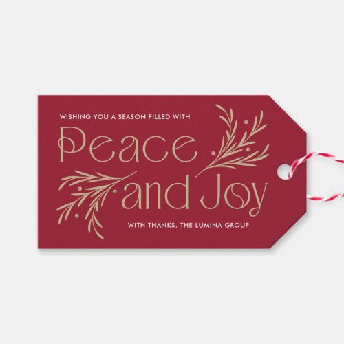 Lavish Soire Holiday Tag Christmas Gift Tags