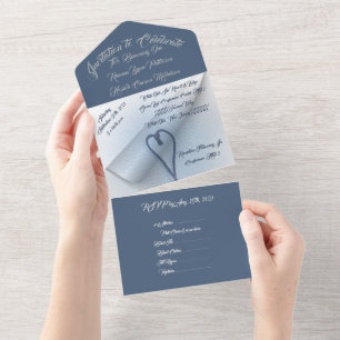 LavishlyOn 2 Heartstrings 2 Pages 1 Life Together All In One Invitation