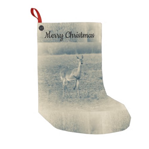 LavishlyOn Customizable Country Deer Doe Small Christmas Stocking