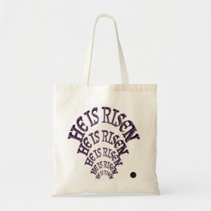 LavishlyOn He Is risen Muliple Sizes Easter Tote Bag