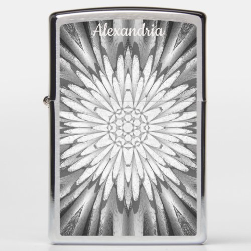 LavishlyOn Monogramable 3D Flower Zippo Lighter