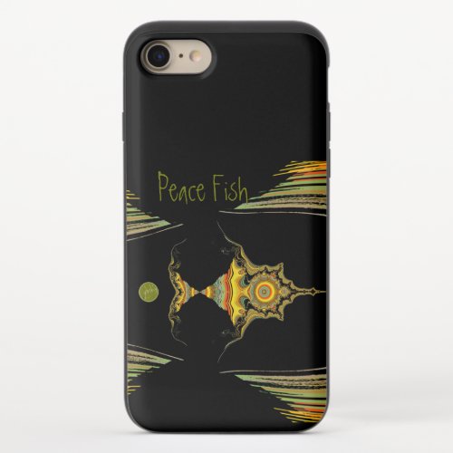 LavishlyOn Multi_Colored Peace Fish Case_Mate iPho iPhone 87 Slider Case