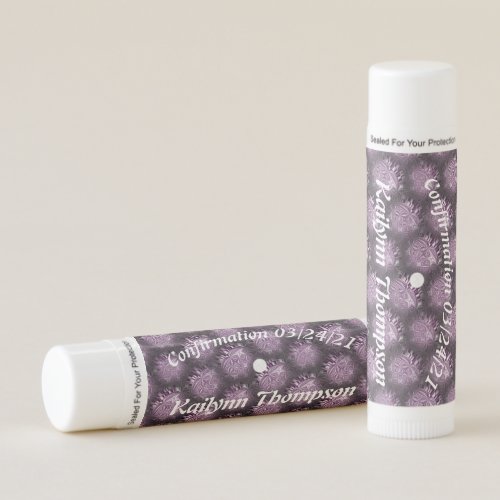 LavishlyOn Pretty Lace Jeweled Sparkly 3D Circles Lip Balm