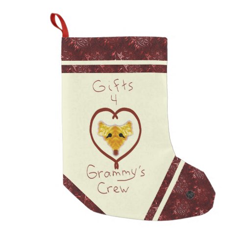 LavishlyOn Reindeer Gifts For Grammys Crew Small Christmas Stocking