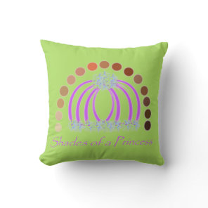 LavishlyOn Shades Of A Princess Make Up Rainbow  Throw Pillow