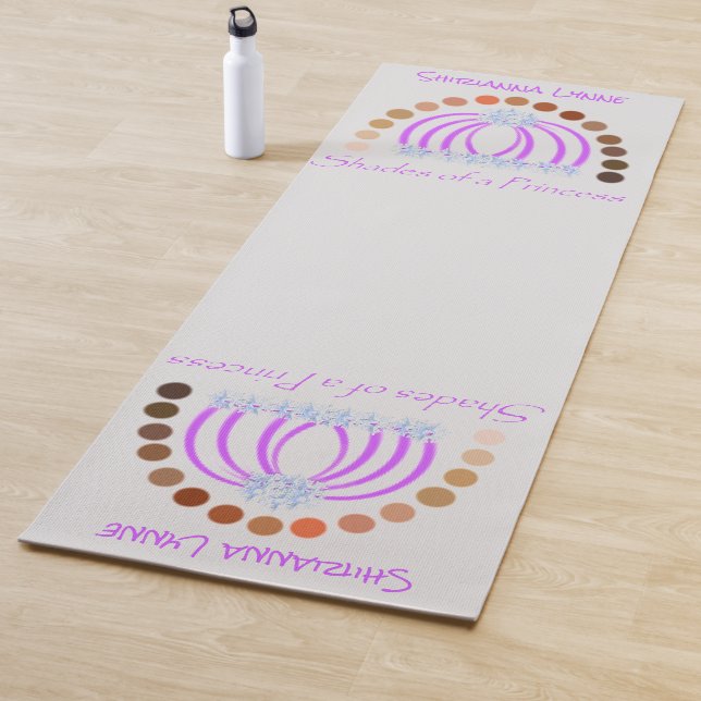 LavishlyOn Shades Of A Princess Make Up Rainbow  Yoga Mat (In Situ)