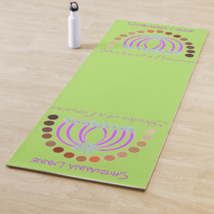 LavishlyOn Shades Of A Princess Make Up Rainbow Yoga Mat