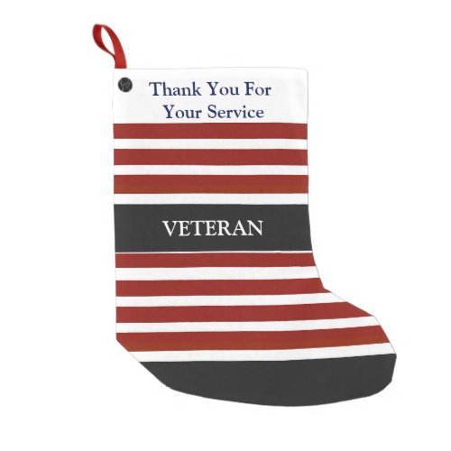 LavishlyOn Thank You For Your Service  Small Christmas Stocking