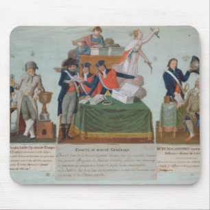 Lavoisier, the Comite de Surete Generale Mouse Pad