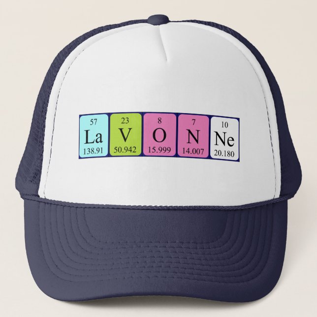 Lavonne periodic table name hat (Front)