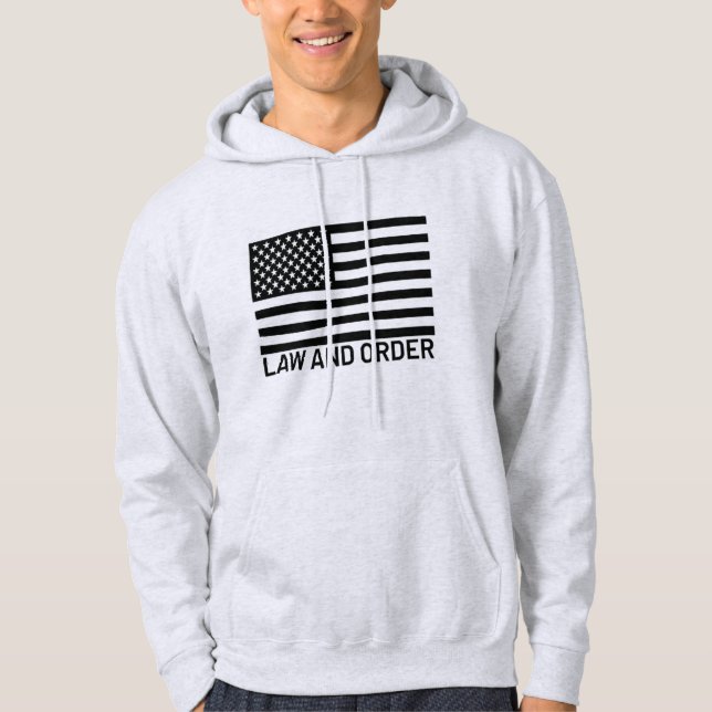 Law and Order Hoodies – Justice & Authority Style (Front)