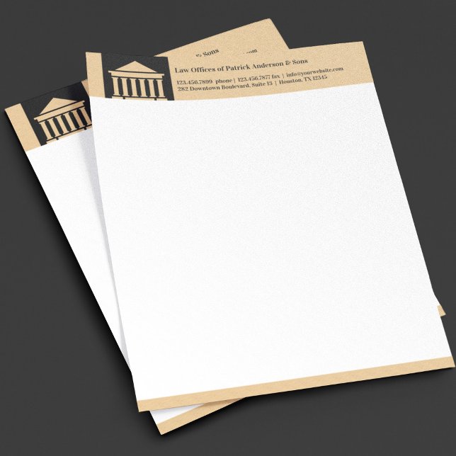 Law Attorney Lawyer Letterhead Template (Creator Uploaded)