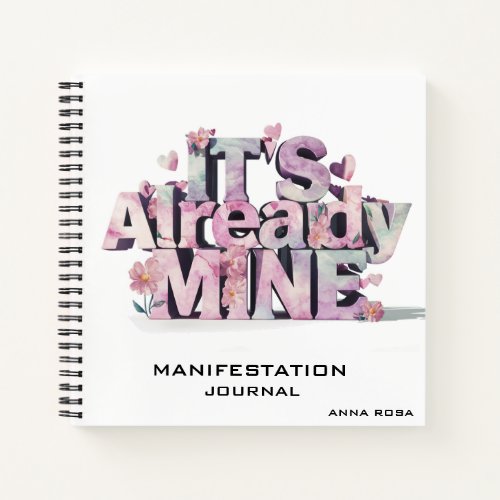  Law Attraction Manifestation AP85 Hearts Notebook