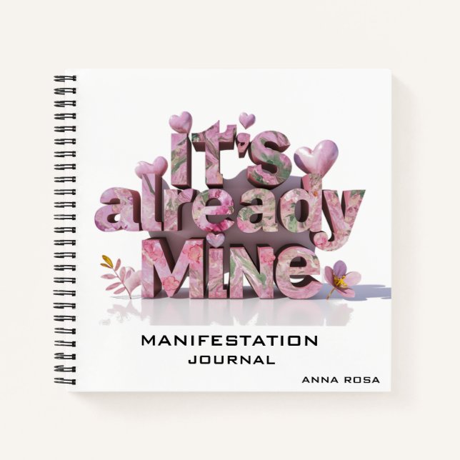 *~* Law Attraction Manifestation AP85 Notebook (Front)