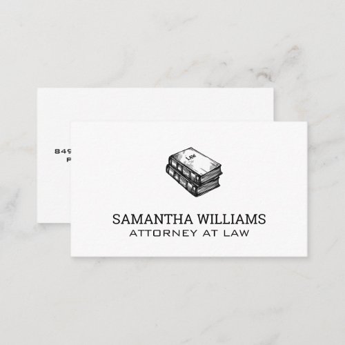Law Book Business Card