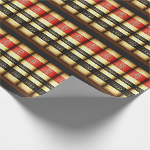Law Books on shelf/ Lawyer Wrapping Paper