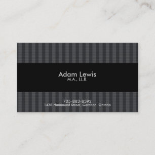 Law Business Card - Bordered