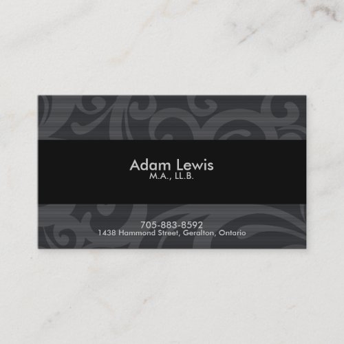 Law Business Card - Bordered