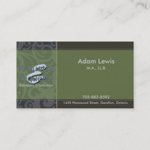Law Business Card - Logo
