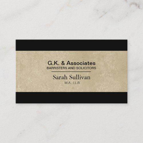 Law Business Card - Simple Texture Lawyer Attorney