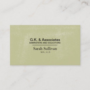 Law Business Card - Simple Texture Lawyer Attorney